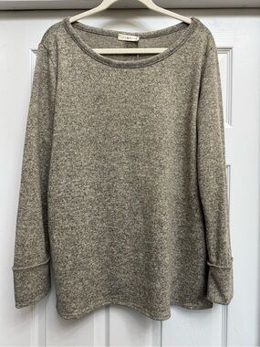 Coco & Main Patch Elbow Tunic Style Sweater
